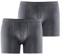 Falke Mens Daily Comfort 2 Pack Boxer Brief - Dark Grey Heather