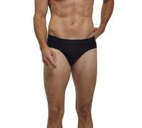 FALKE Men's Daily Comfort 2-Pack M BR Baumwolle atmungsaktiv 2 Stück Briefs, Schwarz (Black 3000), M (Pack of 2)