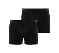 FALKE Men's Daily Comfort 2-Pack M BX Baumwolle atmungsaktiv 2 Stück Boxer Shorts, Schwarz (Black 3000), M (Pack of 2)