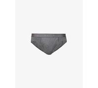Falke Mens Dark Grey Tonal Waistband Pack of Two Stretch-cotton Briefs S