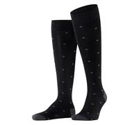 FALKE Men's Dot Knee-High Socks Breathable Cotton Long Thin Reinforced Extra-Soft Flat Seam For Pressure-Free Toes Patterned Elegant For Dress Casual Business Looks 1 Pair