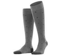 Falke Mens Dot Knee High Socks - Steel Mel Grey