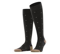FALKE Men's Dot M Kh Cotton Long Patterned 1 Pair Knee-High Socks, Brown 5931, 8.5-11