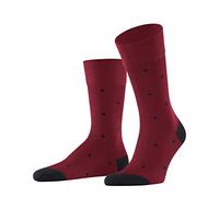 FALKE Men's Dot M So Cotton Patterned 1 Pair Socks, Red Scarlet 8228, 11.5-14