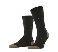 FALKE Men's Dot M So Cotton Patterned Socks 1 Pair, Brown 5931, 5.5-8