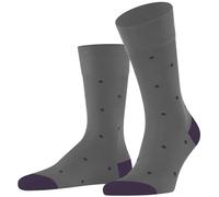Falke Mens Dot Socks - Flannel Grey