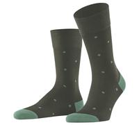 Falke Mens Dot Socks - Military Green