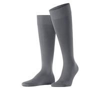 FALKE Men's Energizing Cotton M Kh Thin With Compression 1 Pair Knee-High Socks, Grey Pavement 3828, 5.5-6.5