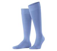 FALKE Men's Energizing Cotton M Kh Thin With Compression Knee-High Socks 1 Pair, Blue Cornflower 6554, 7-8
