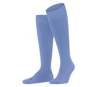 FALKE Men's Energizing Wool M Kh Cotton With Compression 1 Pair Knee-High Socks, Blue Cornflower 6554, 5.5-6.5