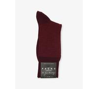 Falke Mens Falke Aiport Edition Crew-Length Stretch Wool-Blend Socks Barolo 9-9.5