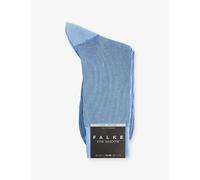 Falke Mens Falke Fine Shadow Cotton-Blend Socks Cornflower Blue 9-9.5