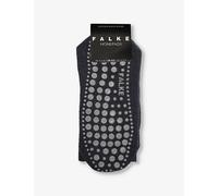 FALKE Men's Homepads M Hp Wool Cotton Grips On Sole 1 Pair Grip socks, Grey Asphalt Melange 3180, 8.5/11 UK
