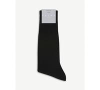 Falke Mens Falke No.4 Silk-Blend Socks Black 10.5-11