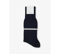 Falke Mens Falke No3 Wool-Silk Socks 6370 Dark Navy 5.5-6.5