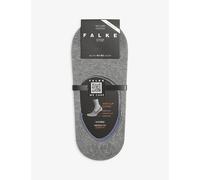 FALKE Men's Invisible Step Medium Cut M In Cotton No-Show Plain 1 Pair Liner Socks, Grey Light Melange 3390, 5.5-6.5