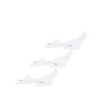 FALKE Men's Family Invisible Multipack M In Cotton No-Show Plain 3 Pairs Liner Socks, White 2000, 8.5-11
