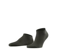 FALKE Men's Family M Sn Sustainable Cotton Low-Cut Plain 1 Pair Trainer Socks, Green Military 7826, 8.5-11