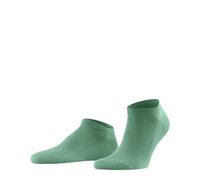 FALKE Men's Family M Sn Sustainable Cotton Low-Cut Plain 1 Pair Trainer Socks, Turquoise Ocean Green 7506, 8.5-11