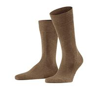 FALKE Men's Family M So Sustainable Cotton Plain 1 Pair Socks, Brown Nutmeg Melange 5410, 11.5-14