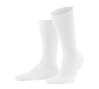 FALKE Men's Family M So Sustainable Cotton Plain Socks 1 Pair, White 2000, 11.5-14