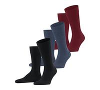 FALKE Men's Family 3-Pack M SO Sustainable Cotton Plain 3 Pairs Socks, Multicolor (Sortiment 0020) New-eco-Friendly, 5.5-8 (Pack of 3)