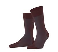 FALKE Men's Fine Shadow M So Cotton Patterned 1 Pair Socks, Brown Cayenne 5950, 8.5-9.5