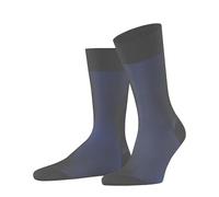 FALKE Men's Fine Shadow M So Cotton Patterned Socks 1 Pair, Grey Schiefer 3410, 5.5-6.5