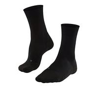 FALKE Men's GO2 M So Cotton Anti-Blister 1 Pair Golf Socks, Black 3000, 5.5-7.5