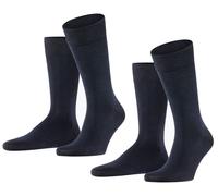 Falke Mens Happy 2 Pack Socks - Dark Navy