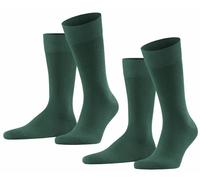 Falke Mens Happy 2 Pack Socks - Hunter Green
