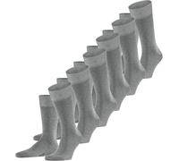 FALKE Men's Happy 6-Pack Socks Cotton Black Grey More Colours Plain To Wear All