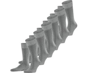 FALKE Men's Happy 6-Pack Socks Cotton Black Grey More Colours Plain To Wear All