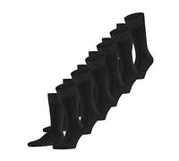 FALKE Men's Happy Multipack M So Cotton Plain 6 Pairs Socks, Grey Anthracite Melange 3080, 5.5-8