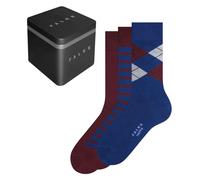 Falke Mens Happy Box 3-Pack Socks - Sortiment/Navy/Burgundy