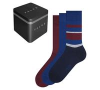 Falke Mens Happy Box 3-Pack Socks - Sortiment/Navy/Burgundy