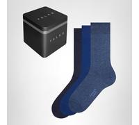 FALKE Men's Happy Box Uni 3-Pack Socks Breathable Cotton Reinforced Extra-Soft