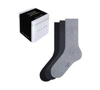 FALKE Reinforced Extra-Soft On Skin Plain Flat Seam For Pressure-Free Toes For Dress Casual Business Looks Multipack 3 Pairs