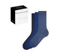 FALKE Men's Happy Box Uni Multipack M So Cotton Plain Socks 3 Pairs, Multicolored Blue Mix 0060, 8.5-11