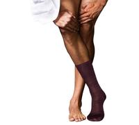 Falke Mens Highshine Socks - Burgundy