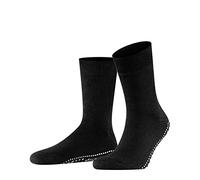 FALKE Men's Homepads M Hp Wool Cotton Grips On Sole 1 Pair Grip socks, Black 3000, 2.5/5 UK