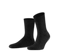 FALKE Men's Homepads M Hp Wool Cotton Grips On Sole 1 Pair Grip socks, Grey Asphalt Melange 3180, 11.5/14 UK