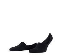 FALKE Men's Invisible Step High Cut M In Cotton No-Show Plain 1 Pair Liner Socks, Blue Dark Navy 6375, 11.5-14