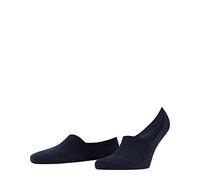 FALKE Men's Invisible Step High Cut M In Cotton No-Show Plain 1 Pair Liner Socks, Blue Navy Melange 6127, 5.5-8