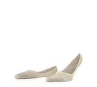 FALKE Men's Invisible Step Medium Cut Box M In Cotton No-Show Plain 1 Pair Liner Socks, Beige Sand Melange 4650, 8.5-9.5