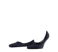 FALKE Men's Invisible Step Medium Cut M In Cotton No-Show Plain 1 Pair Liner Socks, Blue Dark Navy 6375, 5.5-6.5