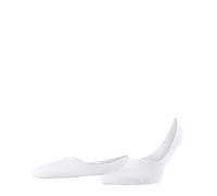 FALKE Men's Invisible Step Medium Cut M In Cotton No-Show Plain 1 Pair Liner Socks, White 2000, 8.5-9.5
