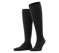 FALKE Men's Lhasa Rib M Kh Wool Cashmere Long Plain 1 Pair Knee-High Socks, Black 3000, 5.5-8