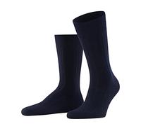 FALKE Men's Lhasa Rib M So Wool Cashmere Plain 1 Pair Socks, Blue Dark Navy 6370-O, 11.5-14