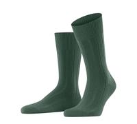 FALKE Men's Lhasa Rib M So Wool Cashmere Plain 1 Pair Socks, Green Caiman 7998, 5.5-8